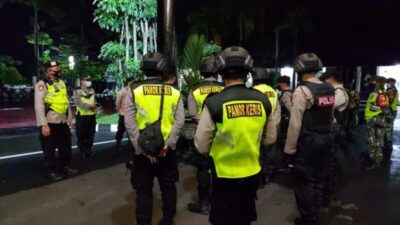Angka Positif Covid-19 meningkat, Kapolres Nganjuk Gencar Patroli Pamor Keris Sisir Pelanggar Prokes