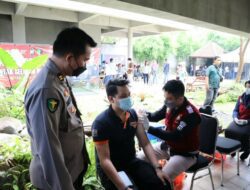 Kapolresta Banyuwangi Melaksanakan Arahan dari Kapolri,  Lakukan Evaluasi Tingkatkan Akselerasi Vaksinasi