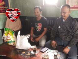 Tersentuh Hati, Pimpinan Media SiberNews Beri Bantuan Sembako Kepada Keluarga Dua Oknum Wartawan Yang Tersandung Hukum