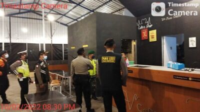 Tim Gabungan “Pamor Keris” Gelar Patroli Prokes