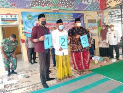 Pengambilan Nomor Urut Berjalan Lancar Dan Damai di Desa Bicorong, Kecamatan Pakong, Pamekasan