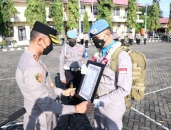 Kapolres Situbondo AKBP Andi Sinjaya Berikan Apresiasi Kepada Pasukan Yang Selesaikan Tugasnya di Sudan