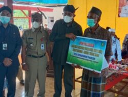 Bupati Sumenep Achmad Fauzi S.H.,M.H. Hadiri Penyaluran BLT – DD Desa Sokarami Paseser Nonggunong