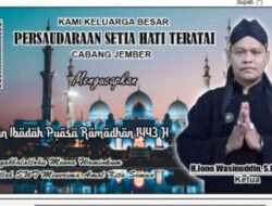 Menyambut Datangnya Bulan Suci Ramadhan, PSHT Cabang Jember Melakukan Kegiatan Bakti Sosial Membersihkan Masjid dan Mushollah
