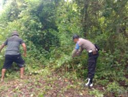 Kapolsek Kangayan Mengadakan Acara Kerja Bakti Bersama Masyarakat Kangean Timur, Kecamatan Kangayan, Kabupaten Sumenep