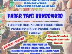 Asosiasi Holtikul Tura Persembahkan Pasar Tani Bondowoso