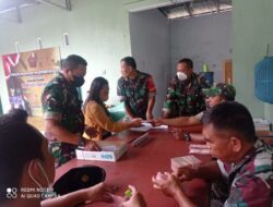 Pembagian UMKM Mikro Koramil Srono 0825 Berjalan Dengan Tertib