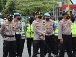 Amankan Unras PMII, Polres Bondowoso Kedepankan Humanisme