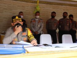 Jelang Mudik Lebaran, Kapolres Batu Mengecek Pos Pam dan Pos Yan