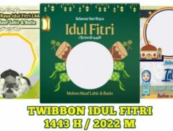 Twibbon Ucapan Idul Fitri 2022, Download Gratis