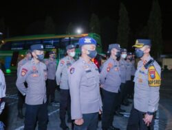 Apel Serpas BKO PAM Pilkades Pamekasan, AKBP Andi Sinjaya: Laksanakan Tugas Sesuai TWT dan Jaga Nama Baik Polres Situbondo