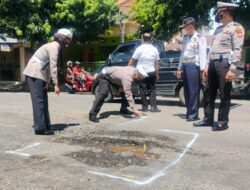 Satlantas Polres Situbondo Survey Jalan Pantura Antisipasi Arus Mudik Lebaran 2022