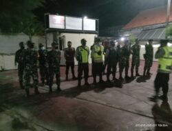 Polsek Sapudi Bersama Koramil 0827/ 20 Sapudi Laksanakan Giat Pengamanan Malam Hari Raya Idul Fitri.