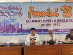 Mengusung Tema” Berkumpul Bersama Melepas Kangen” Alumni 1983 SMPN 1 Asembagus Adakan Reuni