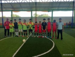 Mempererat Keakraban Antar Siswa SMPN 1 dan 2 Raas Gelar Persahabatan Sepak Bola Futsal