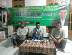 Masa Reses II tahun 2022, Mathur Husyairi S.Sg. Serap Aspirasi Masyarakat di Pulau Sapudi