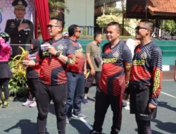 Tebar Edukasi Prokes dan Lalulintas, Polres Bondowoso Gelar Funbike Hari Bhayangkara ke-76