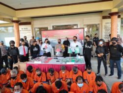 Operasi Pekat Tahun 2022, Polresta Banyuwangi Amankan Premanisme Yang Meresahkan Masyarakat