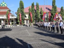 Pimpin Apel Pagi, Wakapolres Situbondo Tekankan Kedisiplinan