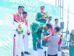 AKBP Andi Sinjaya Tinjau Pengamanan Porprov VII Jawa Timur Cabor Voli Pantai di Pasir Putih Situbondo