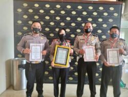 Satlantas Polres Batu Raih Penghargaan Juara Dalam Giat Monev dan Hasil Dakgar di Surabaya