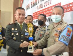 Polres Bondowoso Beri Penghargaan pada Sang Juara, di Puncak HUT Bhayangkara ke-76