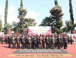 Peringati Puncak HUT Bhayangkara ke-76, Polres Batu Ikuti Upacara Secara Virtual