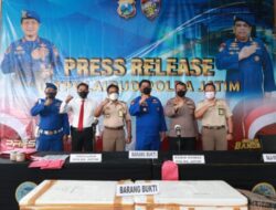 “Press Release” Sindikat Penyelundupan Benih Lobster Luar Negeri Yang Berhasil di Ringkus Ditpolairud Polda Jatim