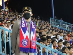 Final Piala Presiden 2022 di Kanjuruan Aman, Aremania Berikan Apresiasi Polres Malang
