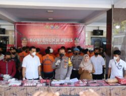 Polres Lumajang Berhasil Amankan 33 Tersangka Pengedar dan Pengguna Aktif Okerbaya