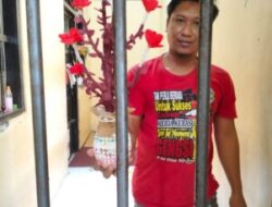 Salah Satu Tahanan Mapolsek Kalipuro Memiliki Bakat, Membikin Bunga dari Bahan Limbah Bekas