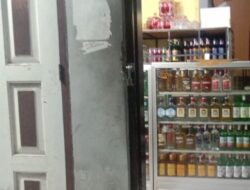 Jual Minuman Keras (Miras) di Tengah Perkampungan Yang Padat, Terkesan Polisi Tutup Mata