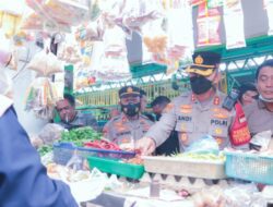 Sidak Pasar, AKBP Andi Sinjaya : Stok Bahan Pokok Aman Tapi Harga Ada Kenaikan 