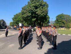 Anggota Samapta Polres Bondowoso Mengasah Kemampuan Dalmas