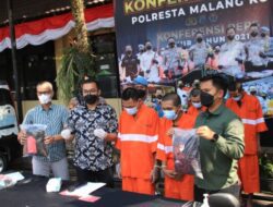 Polresta Malang Kota Ungkap Kasus Curanmor,Tiga Pelaku Berhasil Diamankan