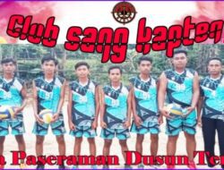 Pererat Silaturrahmi Team Kapten Dusun Tenggina Ikuti Turnamen Bola Volly Antar Lima Desa dan Dusun