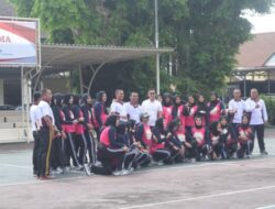 Kapolres Bondowoso Beserta Polwan Mengikuti Rangkaian HUT Polwan ke 74