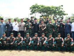 Dandim 0822 dan Forkopimda Bondowoso Hadiri Upacara Pemberangkatan Satgas Yonif Raider 514/SY Kostrad