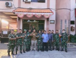 Belasan Anggota TNI dan Puluhan Awak Media Datangi Kantor BPN Sumenep Atas Rencana Pengukuran Tanah Makodim 0827