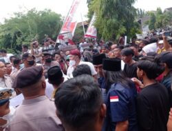 Tolak Tegas Pengukuran Lahan Kodim 0827, Solidaritas Masyarakat Sumenep Aksi Demo ke BPN