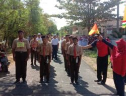 Meriahkan Semarak HUT RI ke 77, SMPN I Gayam Adakan Acara Gerak Jalan Antar Siswa