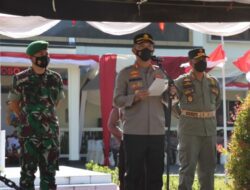 Polres Bondowoso Adakan Apel Siaga Karhutla