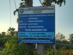 Diduga Tidak Sesuai Spesifikasi Teknis, Proyek Jaringan Irigasi di Curah Suri Terancam di Laporkan