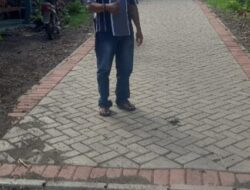 “Paving Loncat” Bertebaran Di Desa Temuasri Warga Desak Camat Sempu Selenggarakan Hearing.