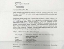 LBH GKS BASRA Layangkan Surat Pemberitahuan Aksi Demo Kepada Polres Situbondo