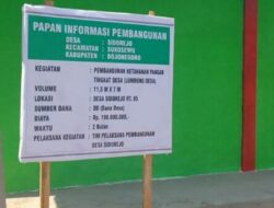 Parah !! Pembangunan Lumbung Pangan di Desa Sidorejo Diduga Jadi Ladang Korupsi Berjamaah