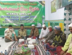 Ratusan Warga Antusias Ikuti Pembinaan Spiritual Islami Bersholawat