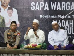 Kapolres Bersama Forkopimda Melakukan Sholawat dan Munajat Sapa Warga dan Bina Desa