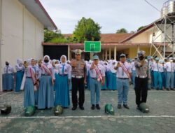 Satlantas Polres Bondowoso Sosialisasi Keselamatan Berlalu Lintas di SMKN 2 Bondowoso