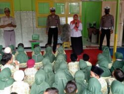 Satlantas Polres Bondowoso Berikan Sosialisasi Pada TK Aisyiyah Bondowoso
